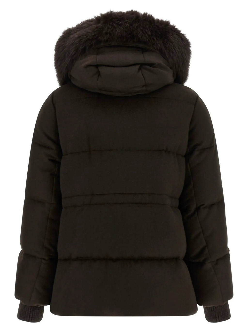 MooRER Brown Wool Full-Length Jacket