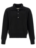 Ami Paris Black Wool Cardigan