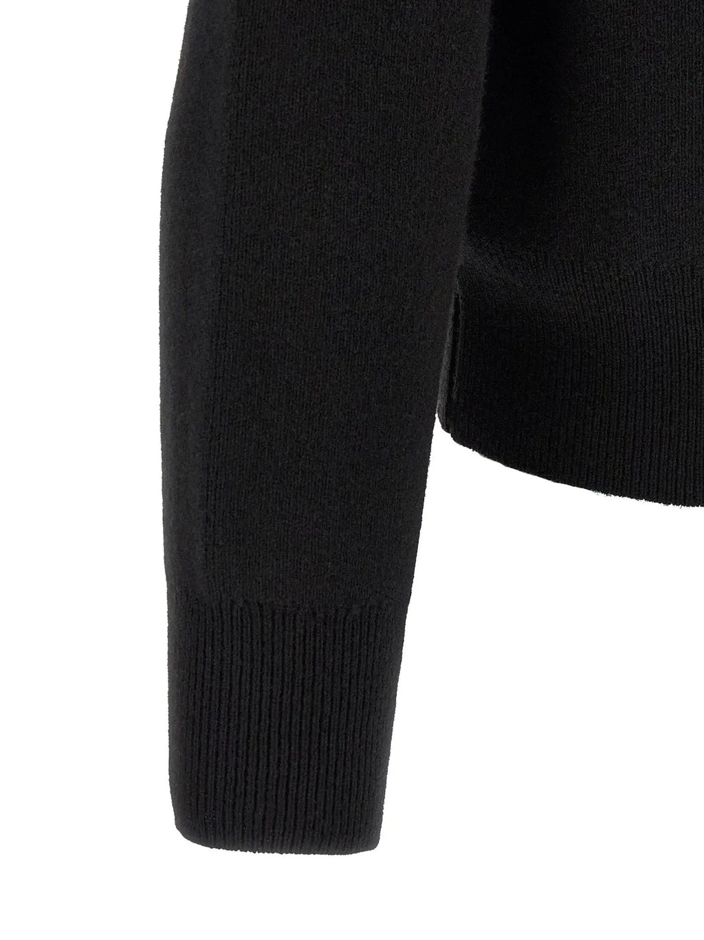 Ami Paris Black Wool Cardigan