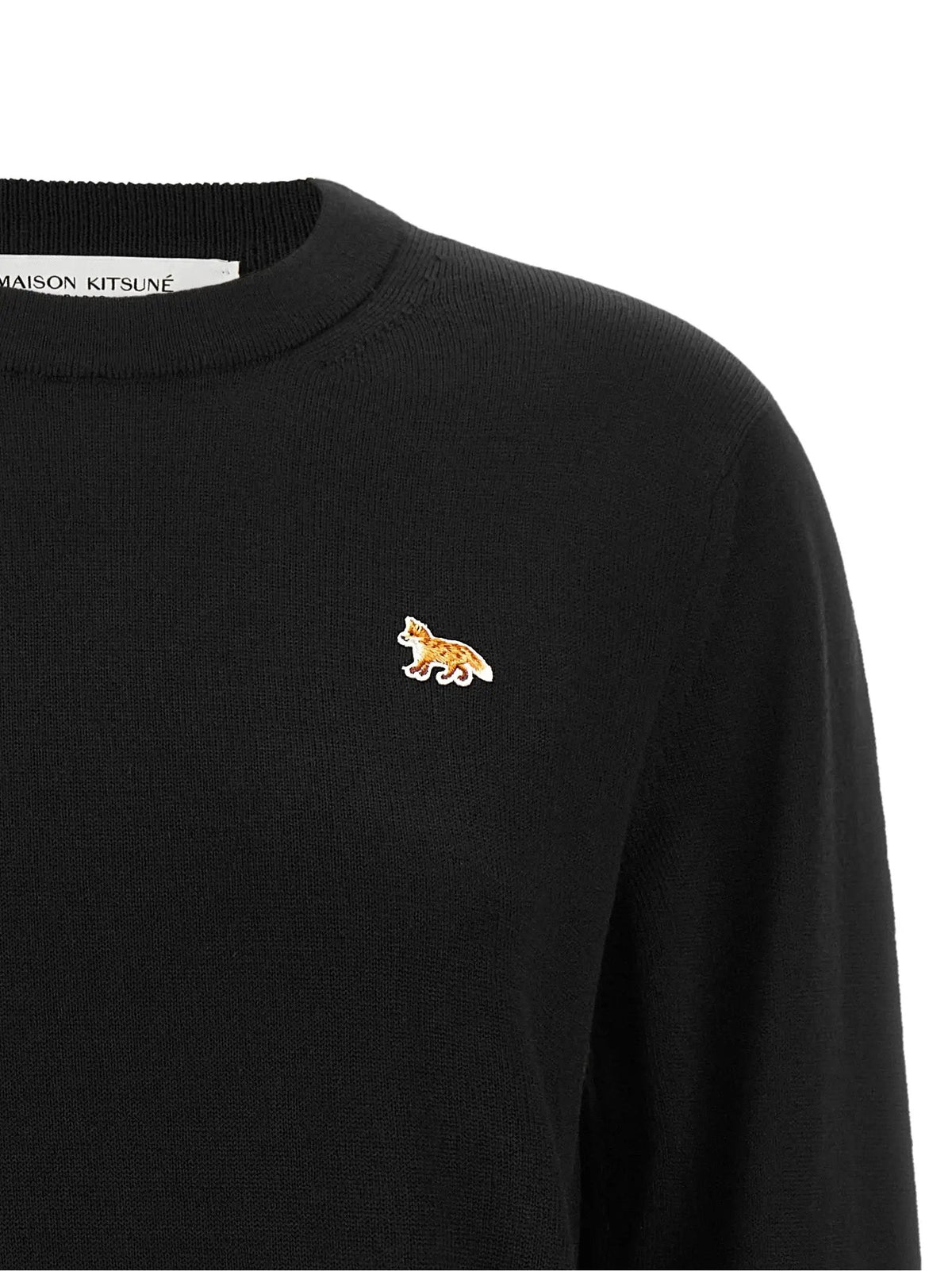 Maison Kitsuné Maison Kitsuné Black Wool Cardigan
