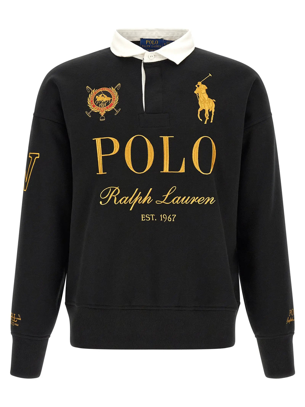 Polo Ralph Lauren Black Cotton Polo Shirt