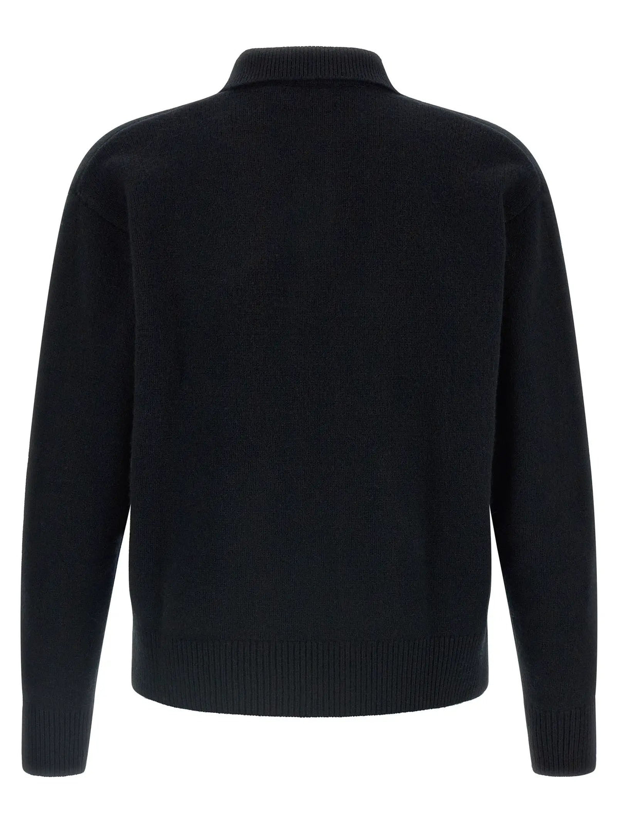 Polo Ralph Lauren Black Wool Polo Shirt