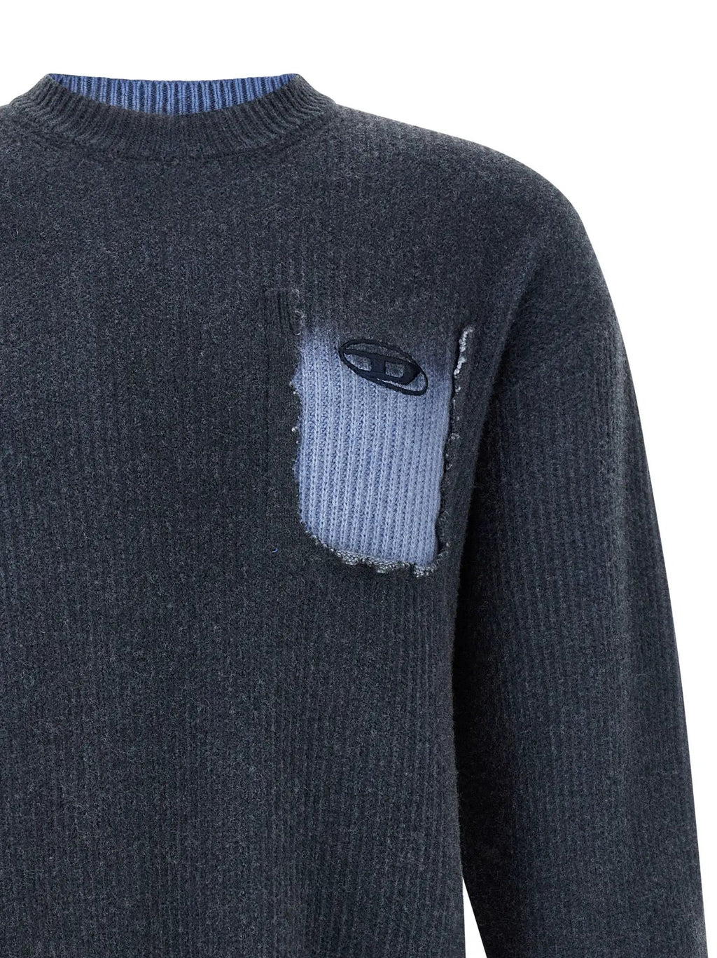Diesel Diesel Blue Wool Cardigan