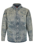 Diesel Blue Cotton Blouse