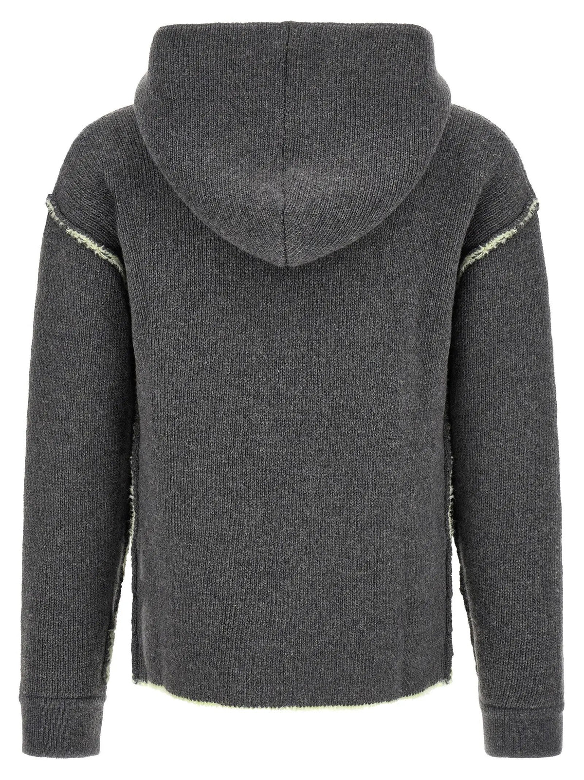Diesel Gray Wool Sweatshirt