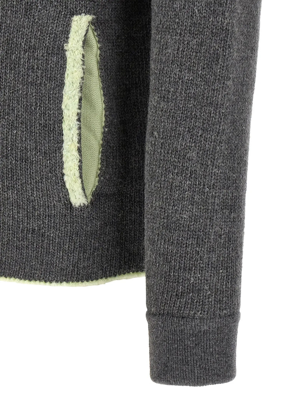 Diesel Gray Wool Sweatshirt