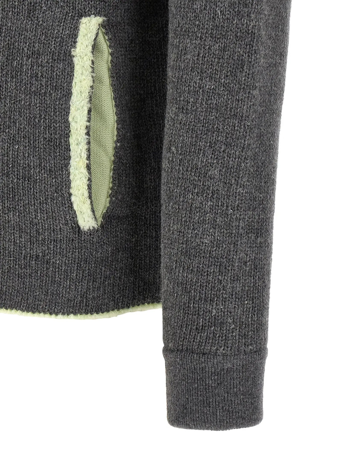 Diesel Gray Wool Sweatshirt