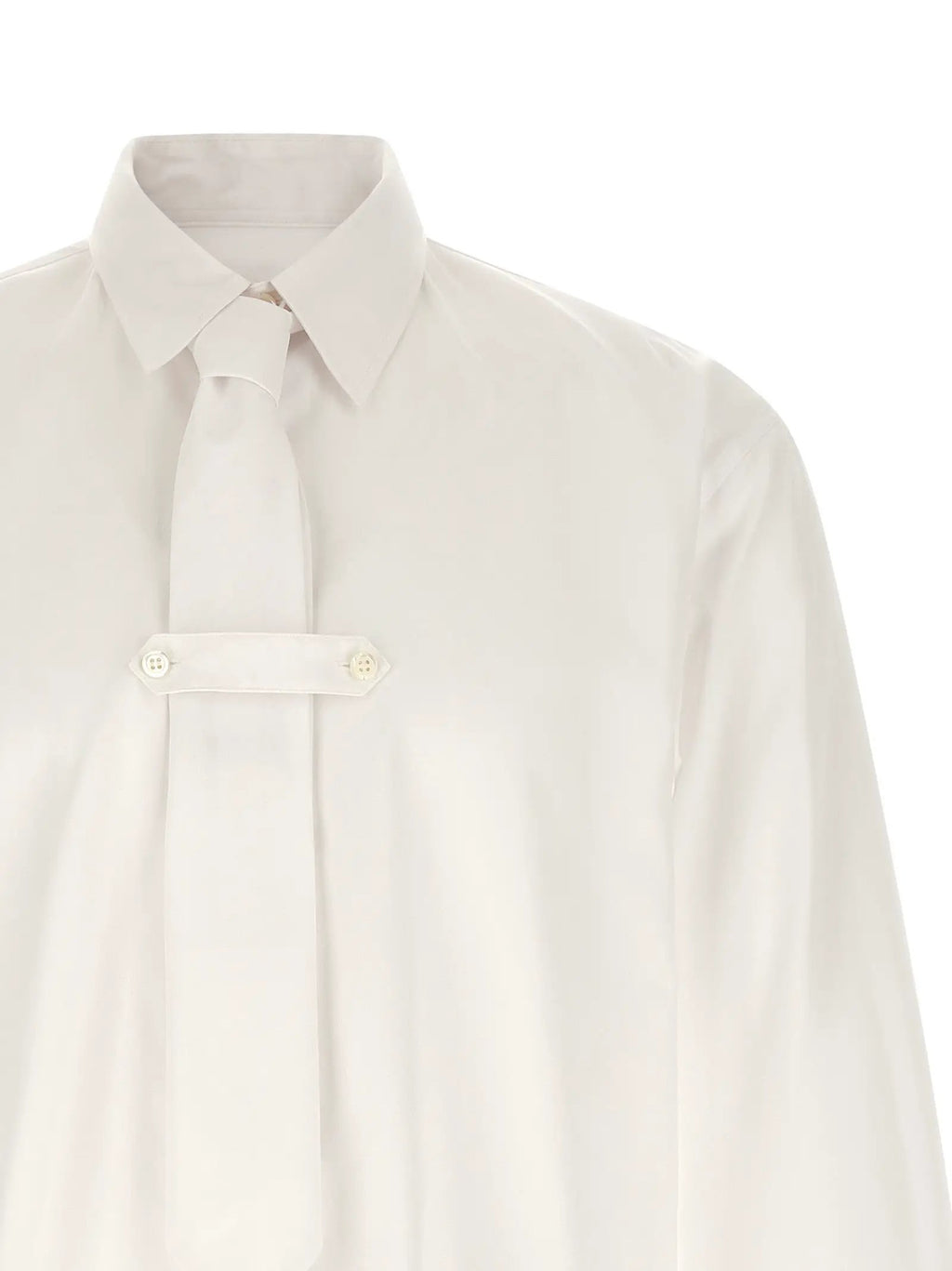 Dries Van Noten White Cotton Blouse