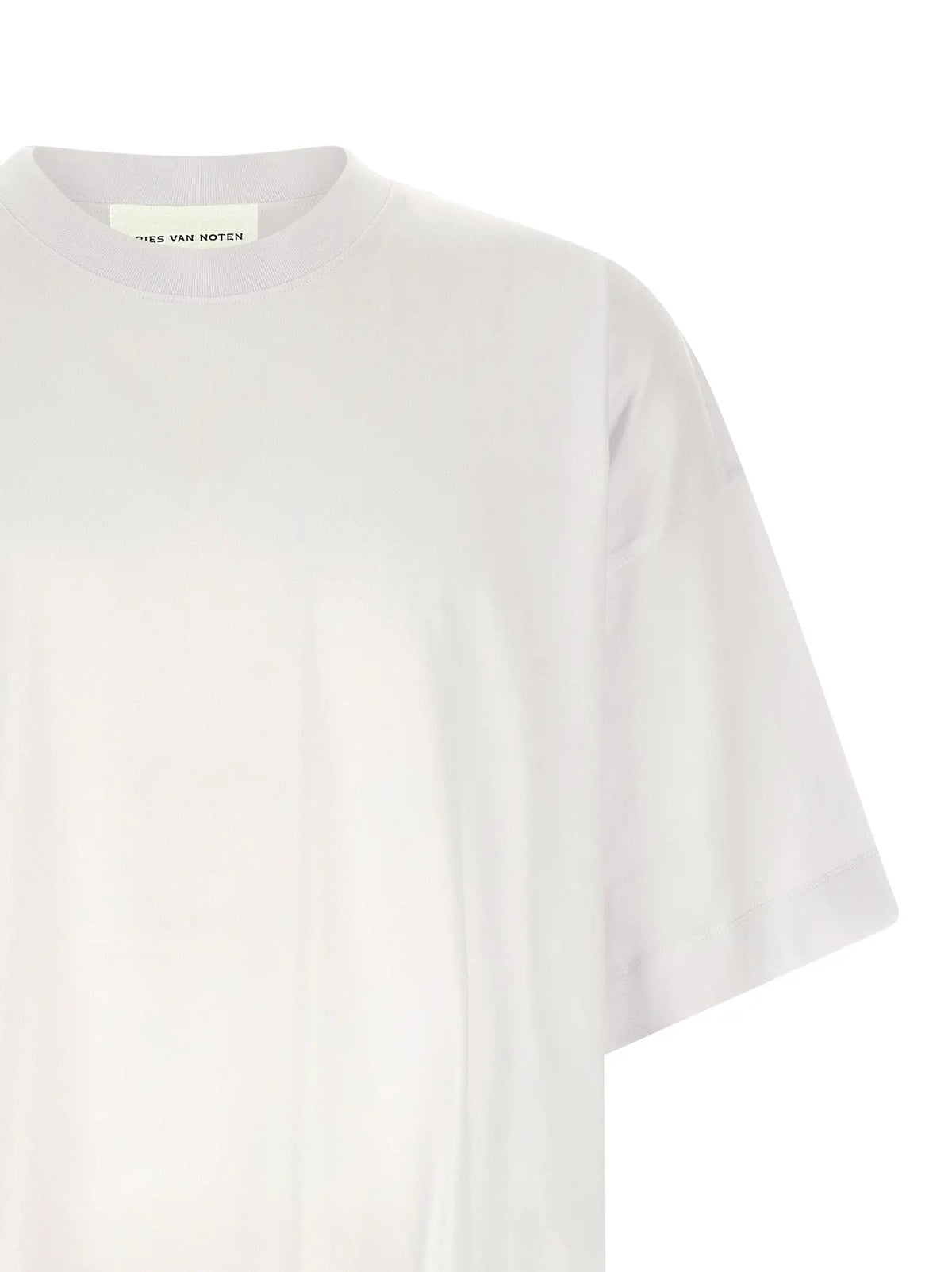 Dries Van Noten White Cotton T-Shirt