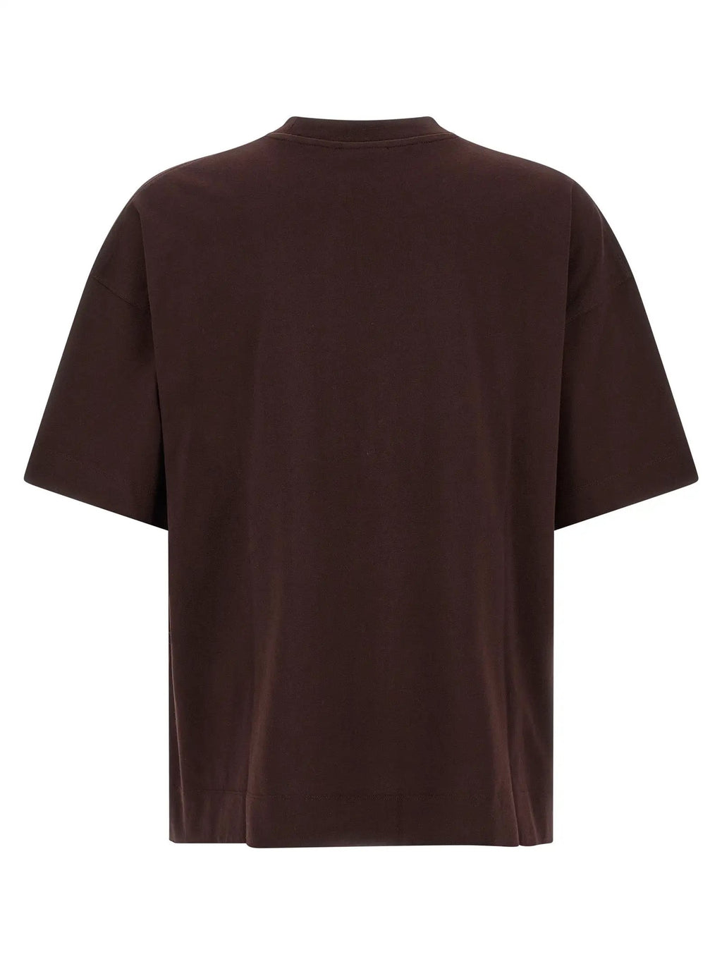Dries Van Noten Bordeaux Cotton T-Shirt
