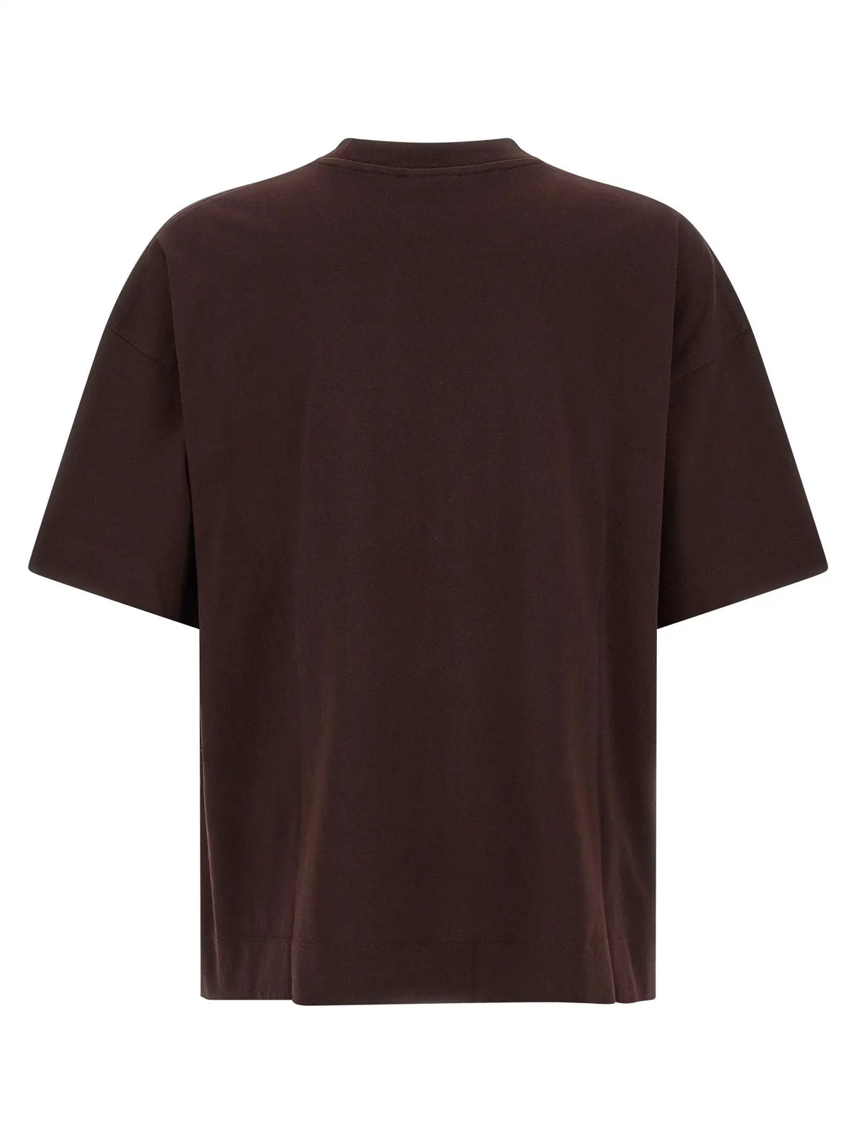 Dries Van Noten Bordeaux Cotton T-Shirt