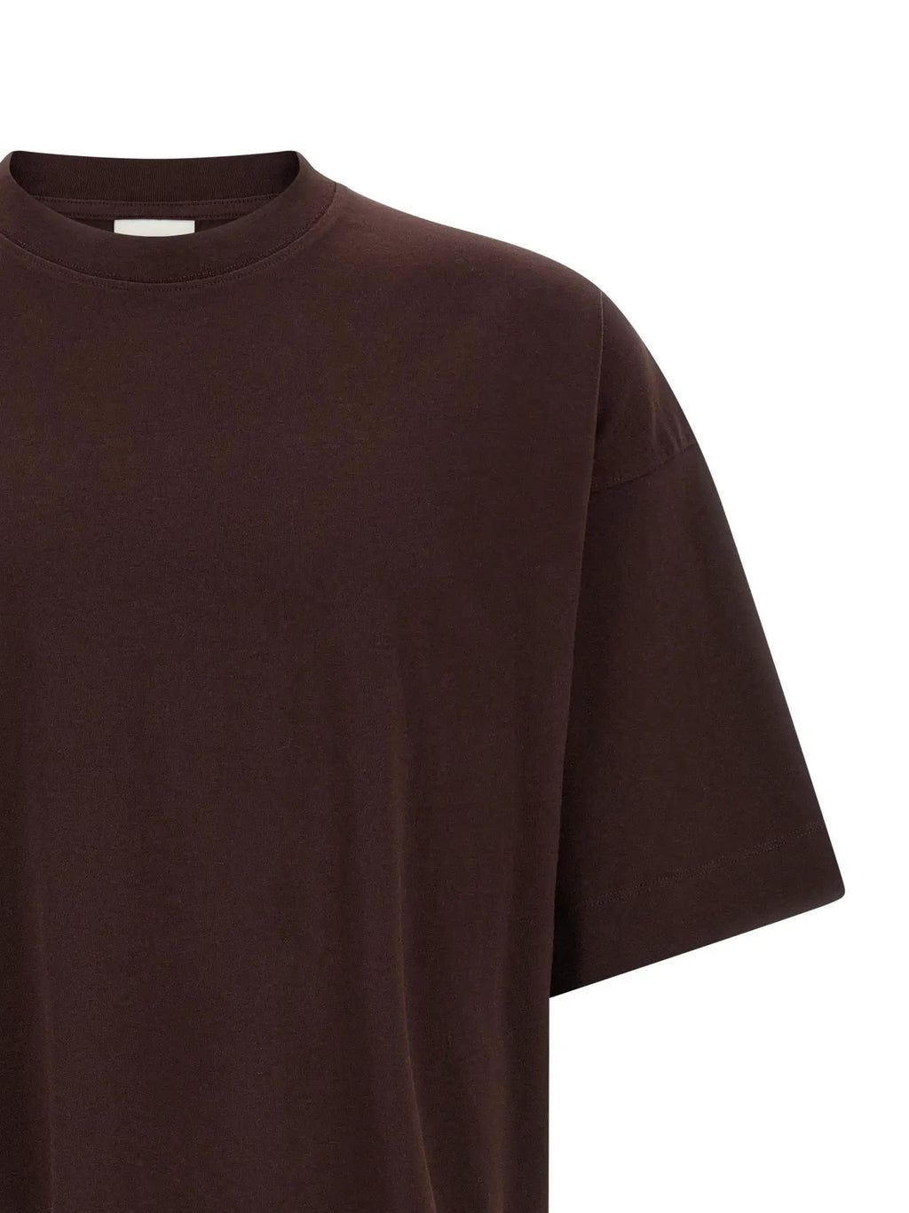 Dries Van Noten Bordeaux Cotton T-Shirt