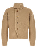 Dries Van Noten Beige Wool Cardigan