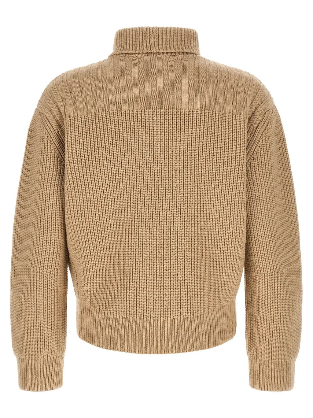 Dries Van Noten Beige Wool Cardigan