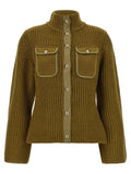 PINKO Bicolor Polyester Cardigan