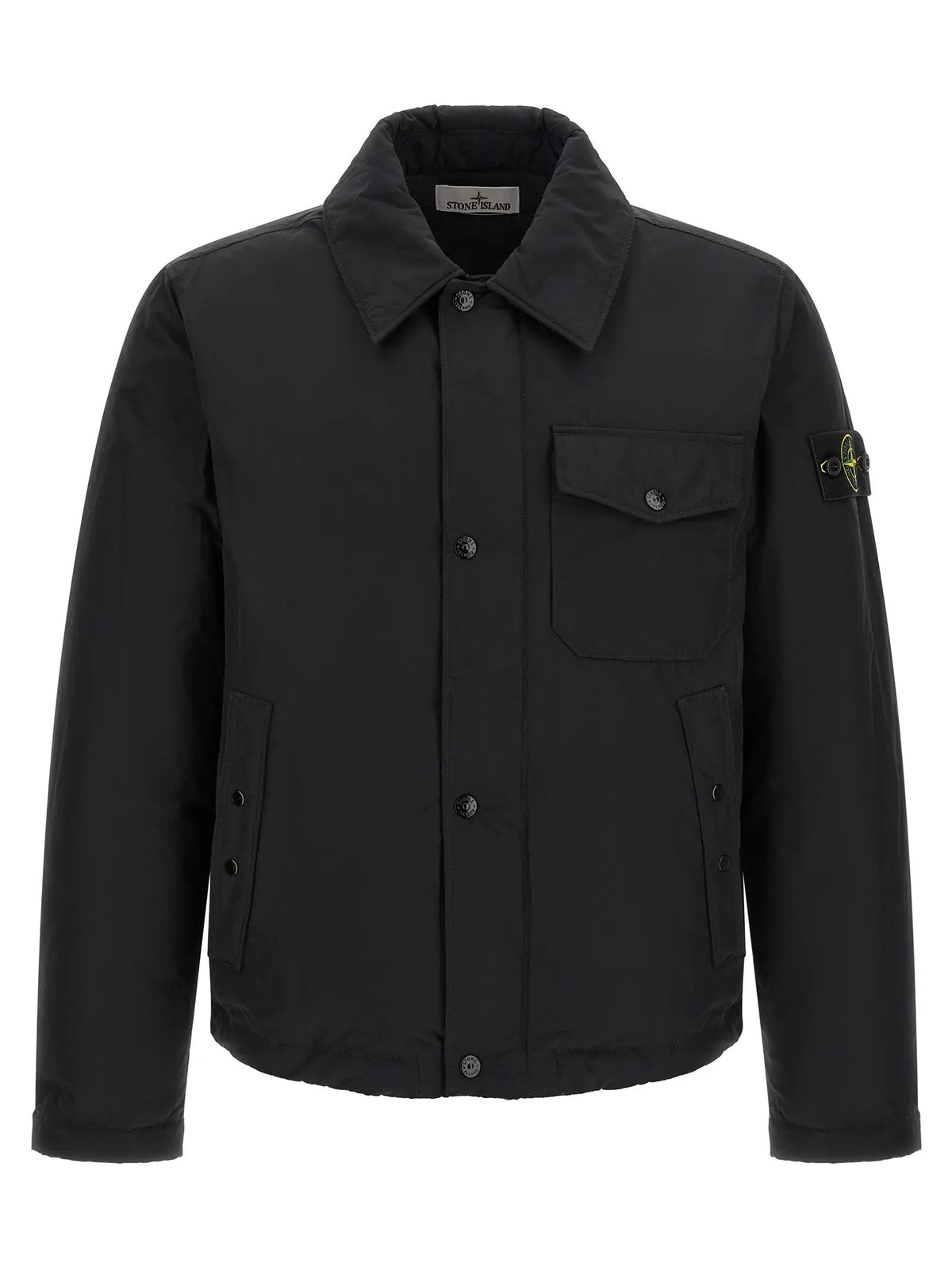 Stone Island Black Polyester Jacket