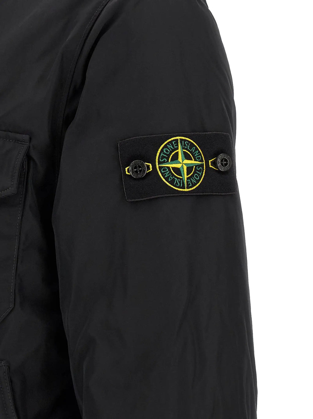 Stone Island Black Polyester Jacket