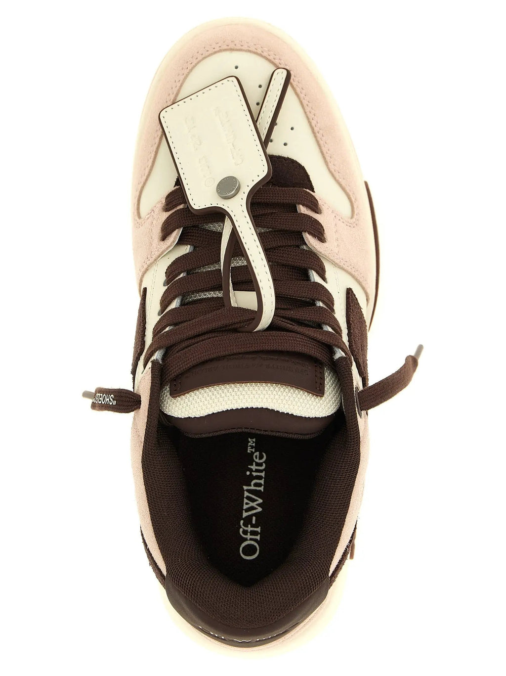 Off-White Multicolor Cowhide Low Top Sneakers