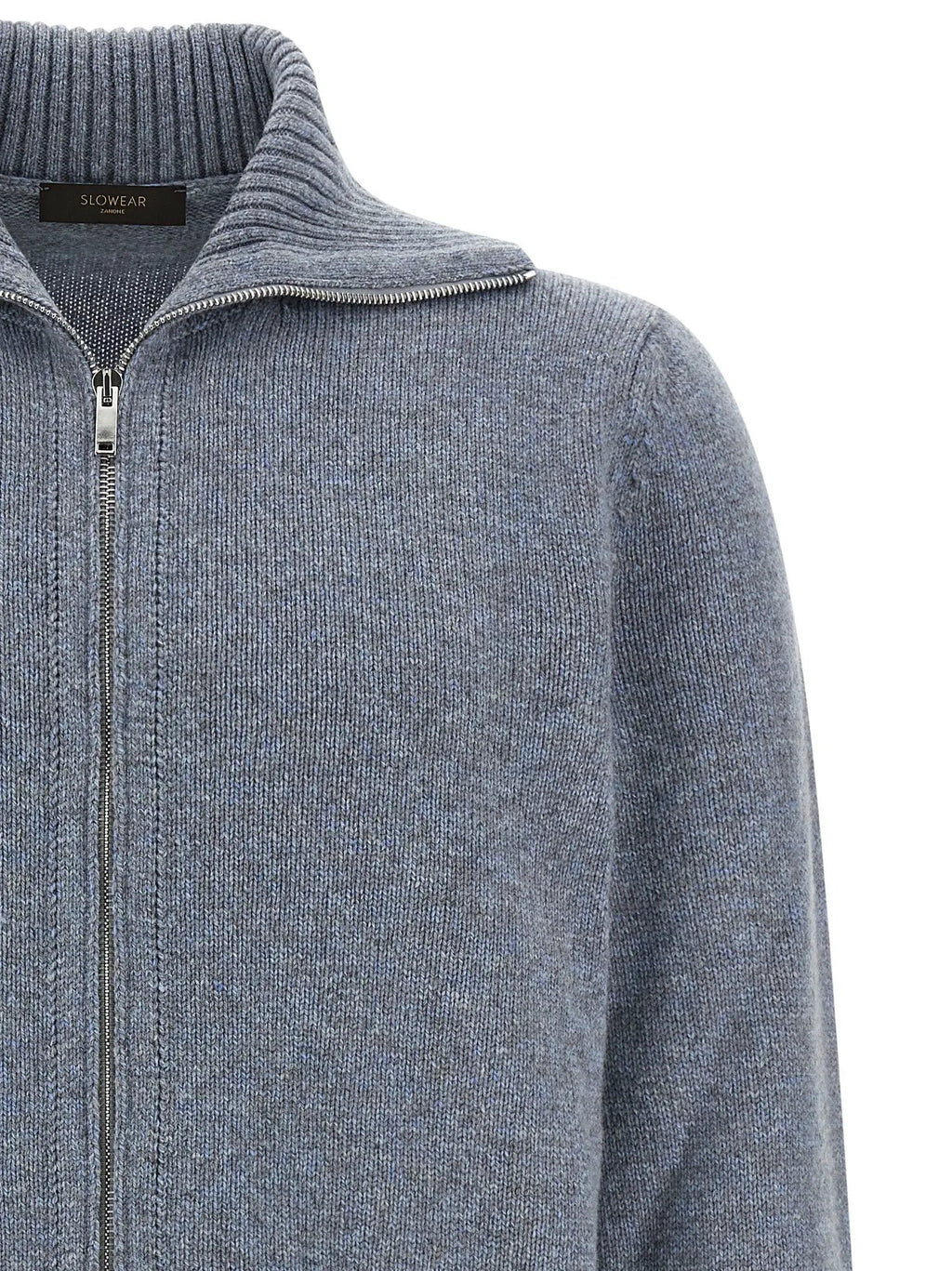 ZANONE ZANONE Blue Virgin Wool Cardigan