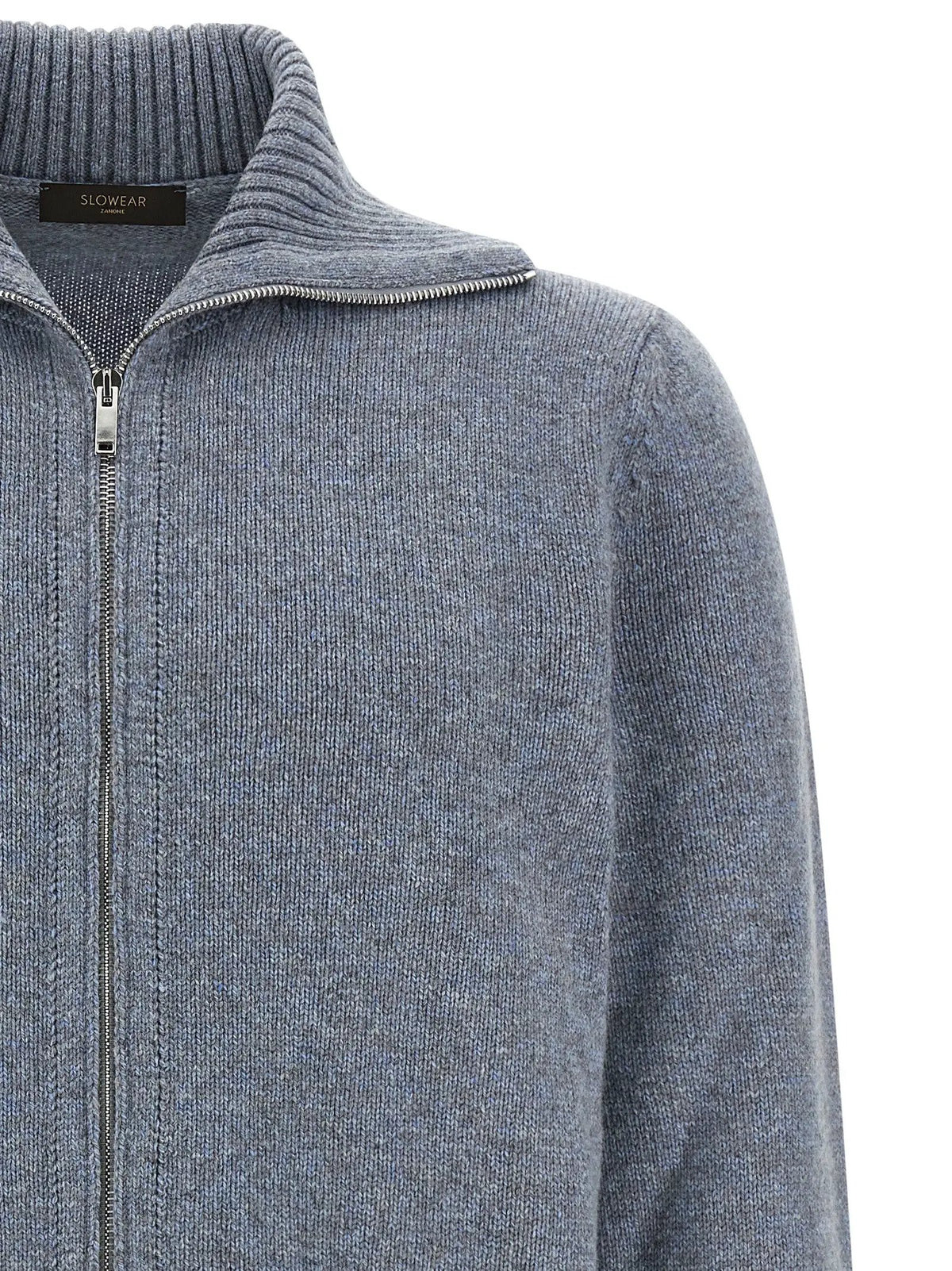ZANONE ZANONE Blue Virgin Wool Cardigan