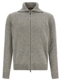 ZANONE Gray Virgin Wool Cardigan