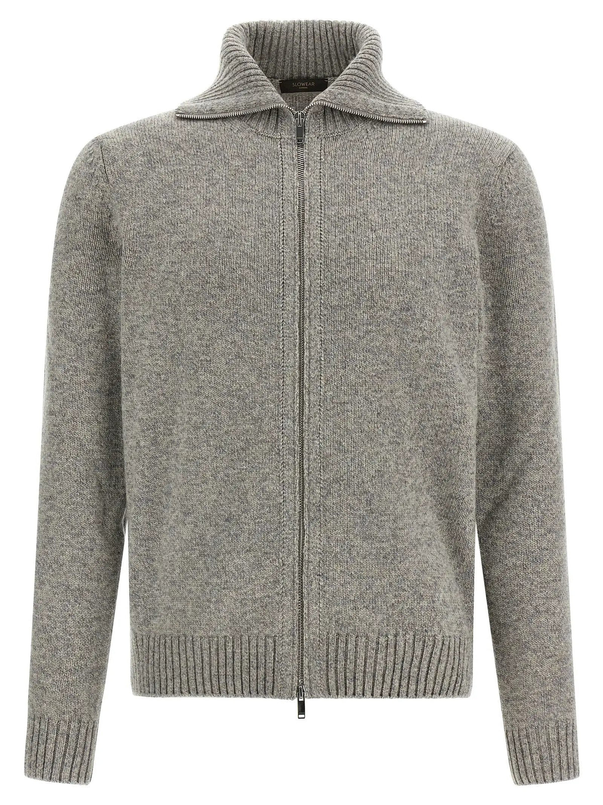 ZANONE Gray Virgin Wool Cardigan