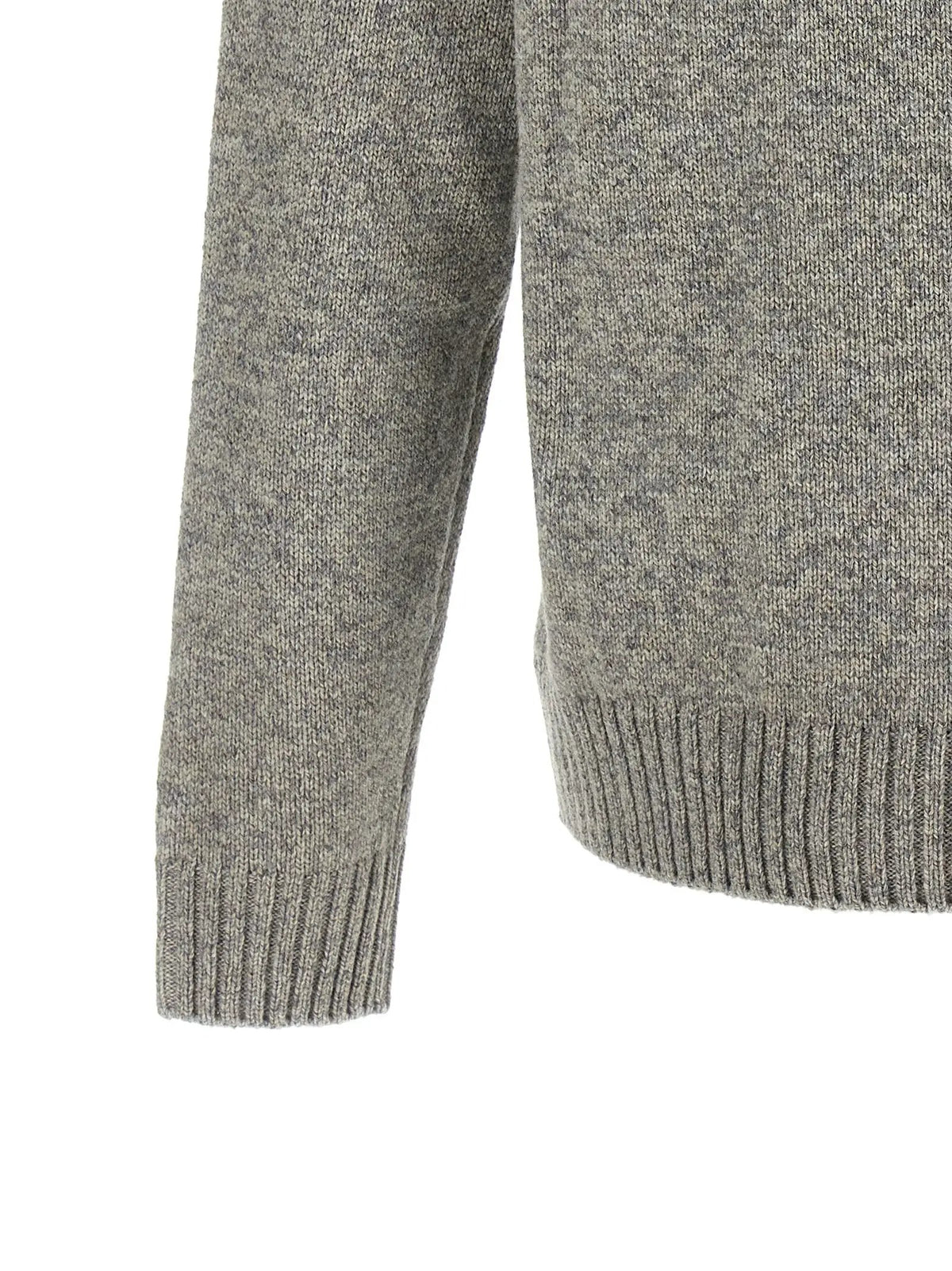 ZANONE Gray Virgin Wool Cardigan