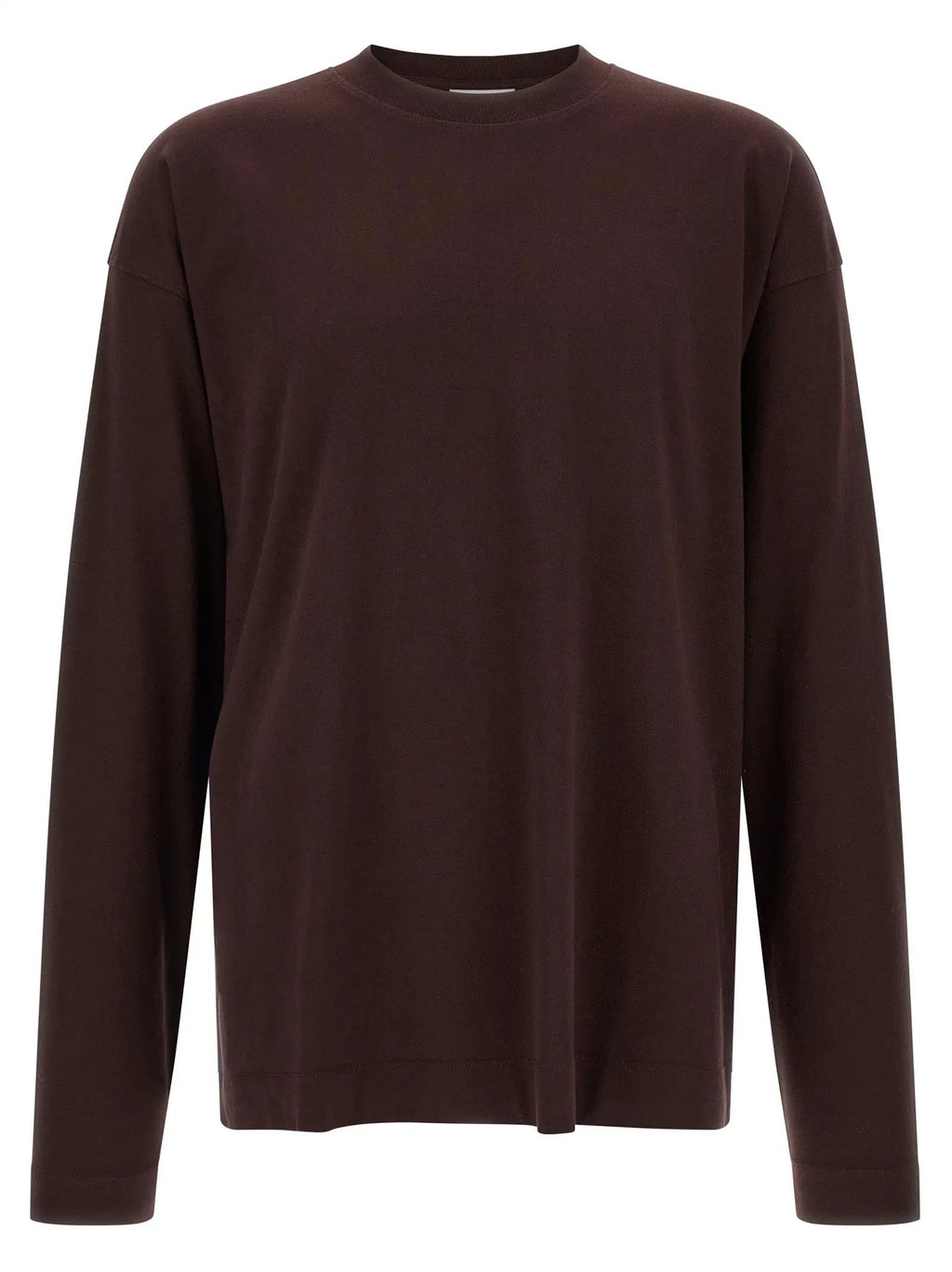 Dries Van Noten Bordeaux Cotton T-Shirt