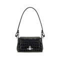 Vivienne Westwood Black Calf Leather Bos Taurus Handbag