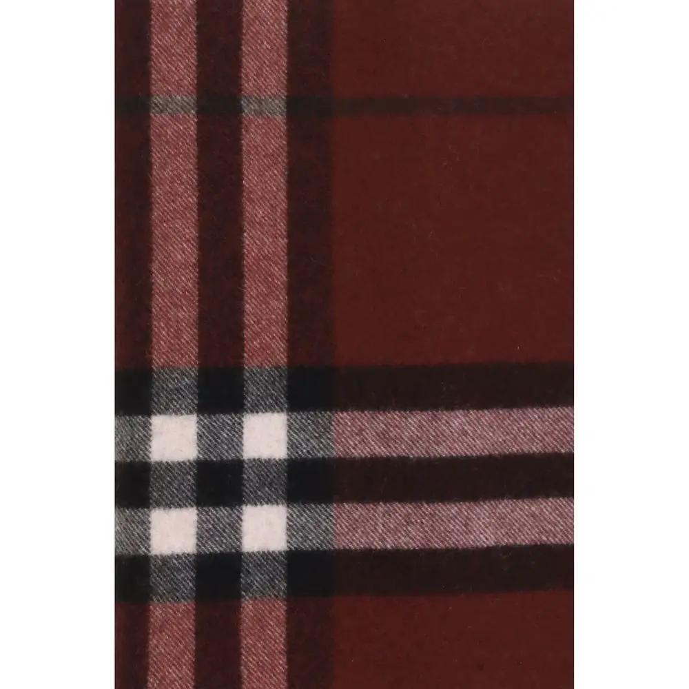 Burberry Bordeaux Cashmere Scarf