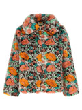 FARM RIO FARM RIO Multicolor Marabou Full-Length Jacket