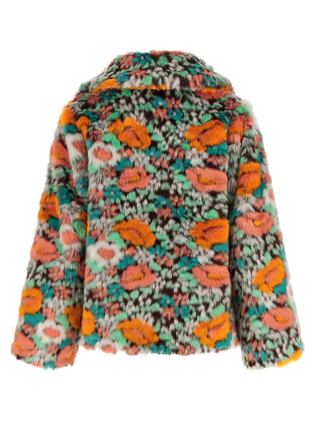 FARM RIO FARM RIO Multicolor Marabou Full-Length Jacket