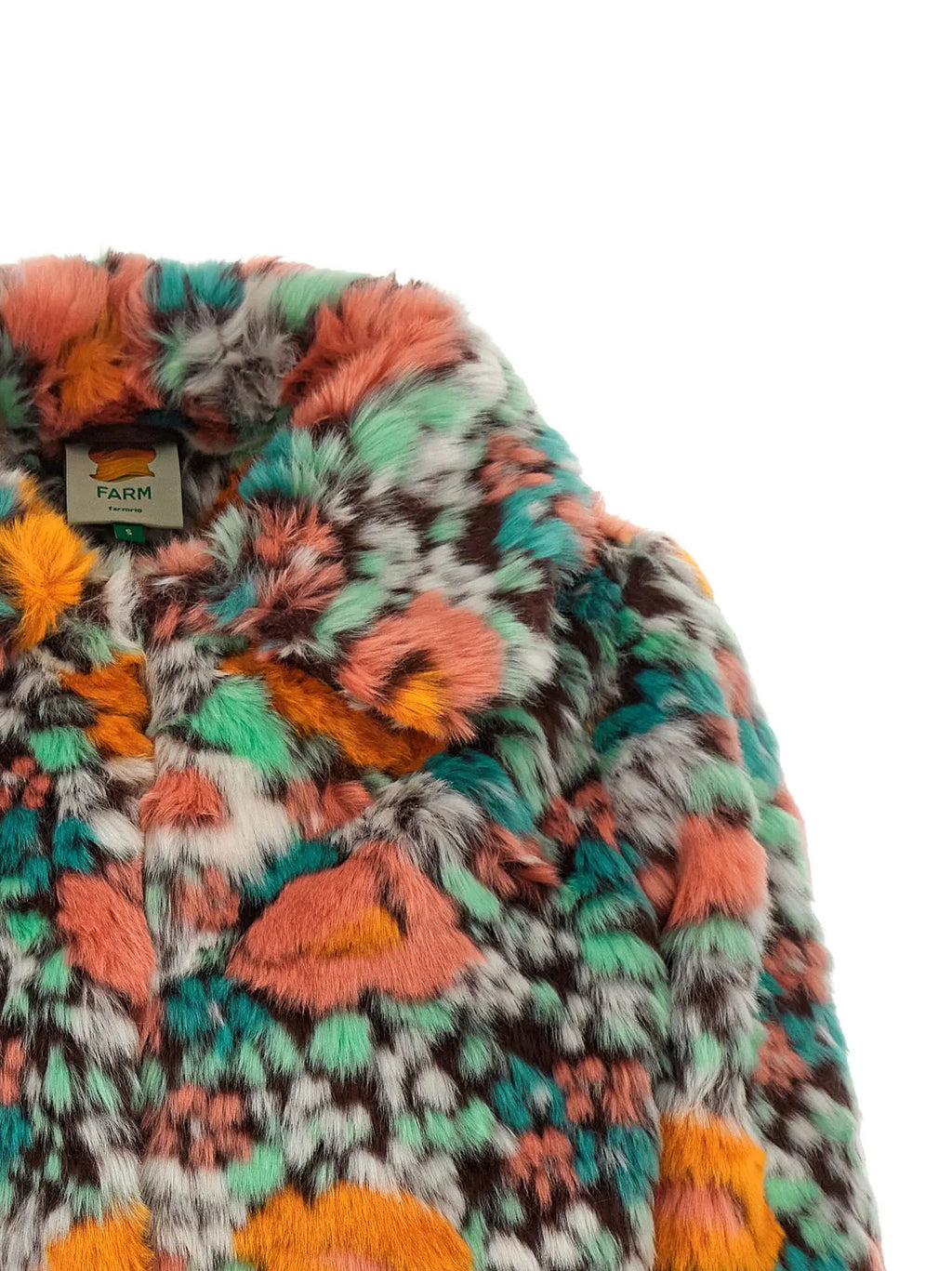 FARM RIO FARM RIO Multicolor Marabou Full-Length Jacket