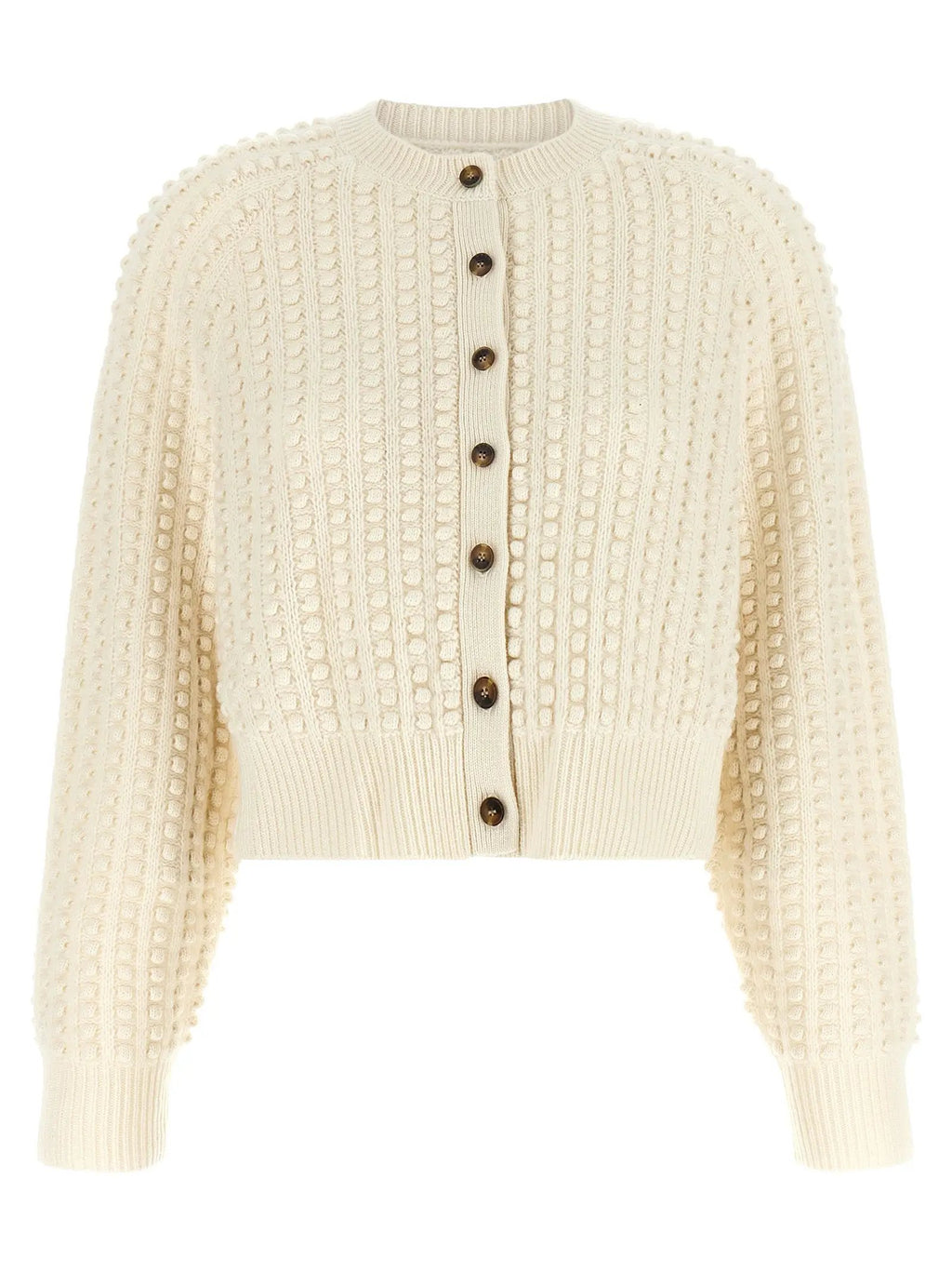 Loulou De Saison Loulou De Saison White Cashmere Cardigan