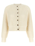 Loulou De Saison Loulou De Saison White Cashmere Cardigan