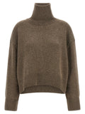 Loulou De Saison Loulou De Saison Brown Cashmere Cardigan