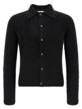 Dries Van Noten Black Wool Cardigan