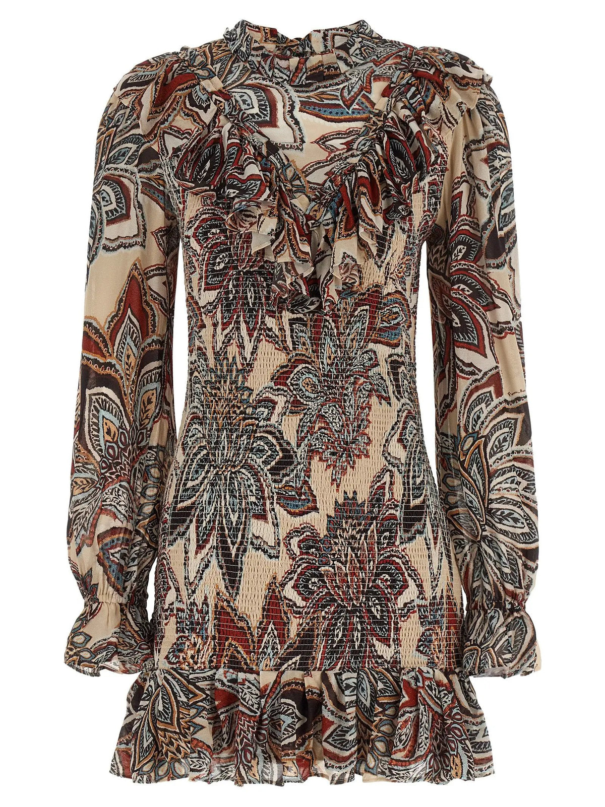 FARM RIO Multicolor Viscose Short Dress