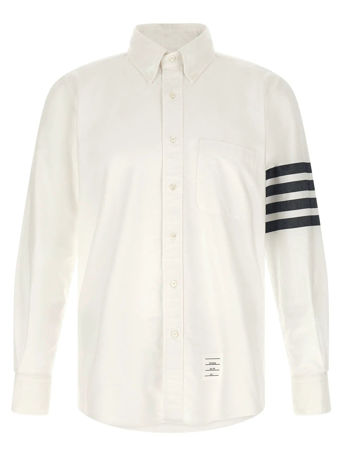 Thom Browne White Cotton Blouse