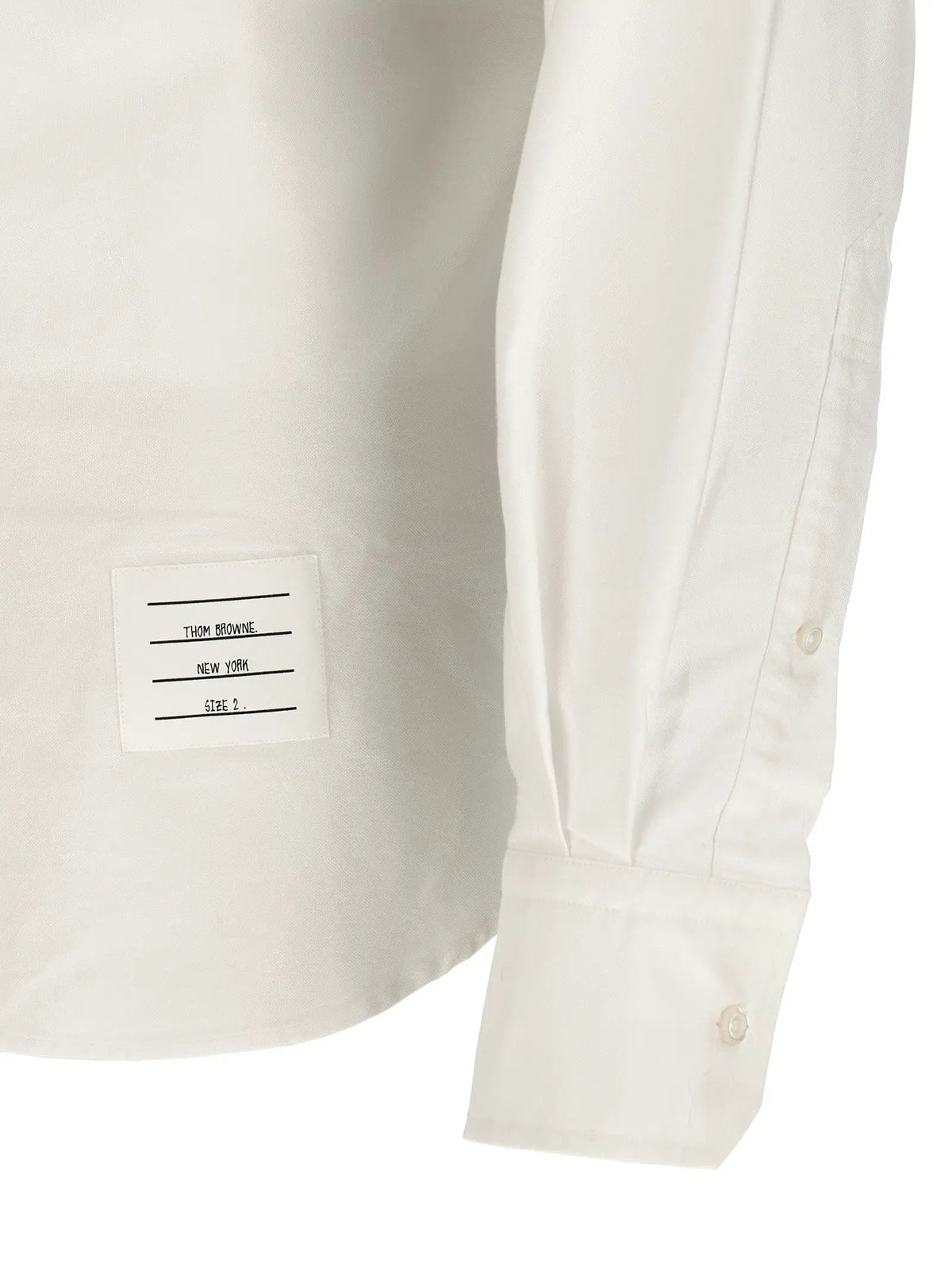 Thom Browne White Cotton Blouse