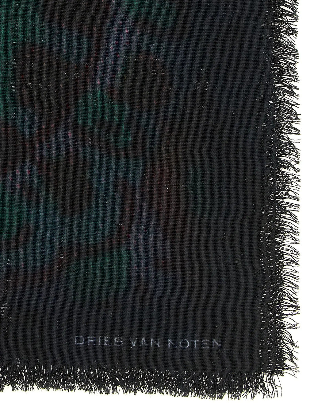 Dries Van Noten Bicolor Wool Foulard