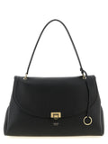 Ferragamo Black Calfskin Shoulder Bag