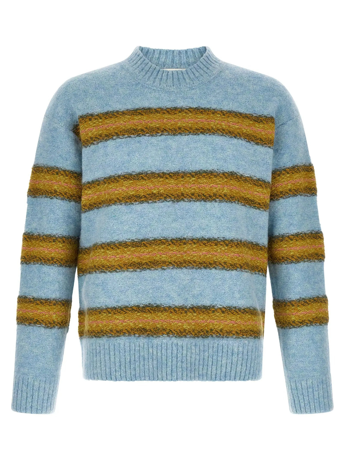 Dries Van Noten Blue Wool Cardigan