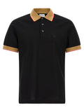 Burberry Black Cotton Polo Shirt