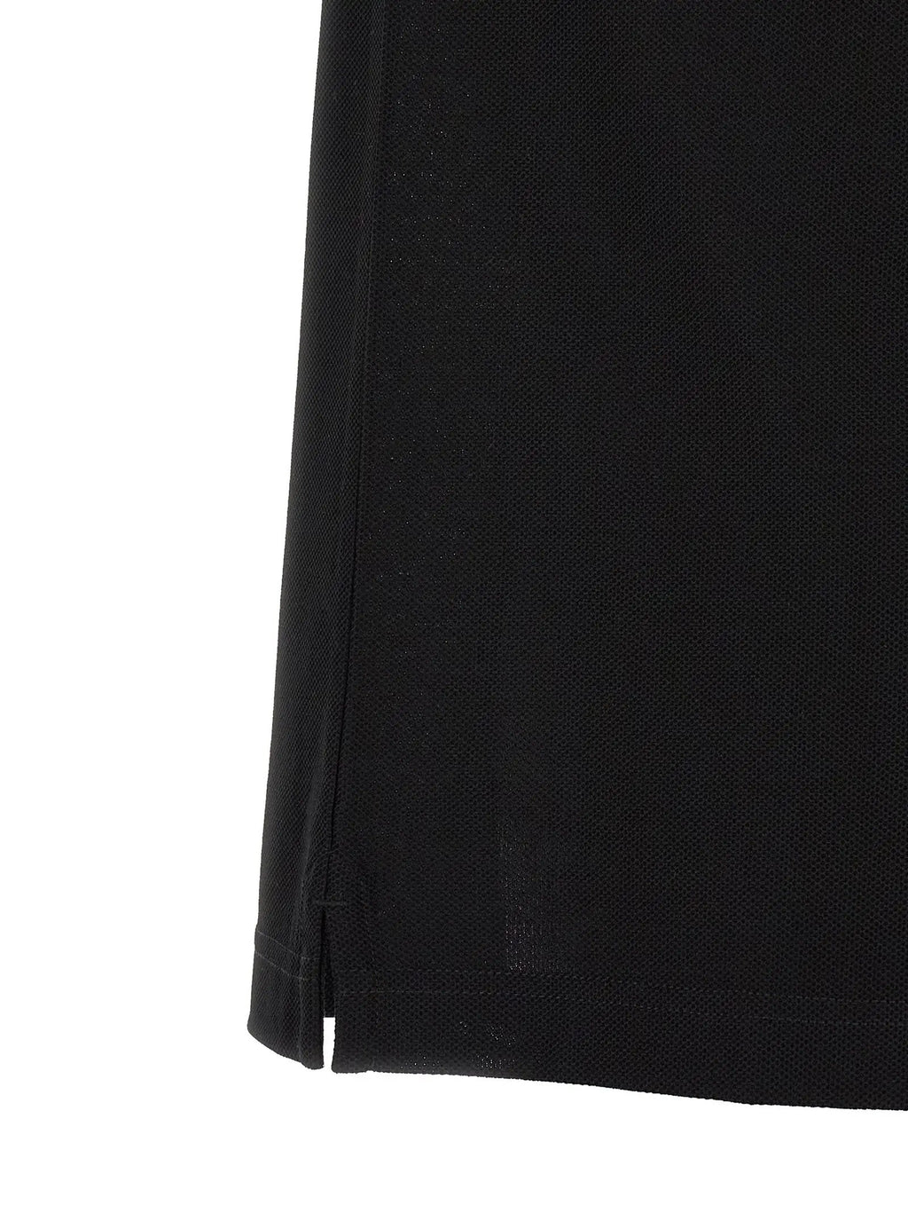 Burberry Black Cotton Polo Shirt