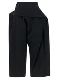 Issey Miyake Black Polyester Casual Pants