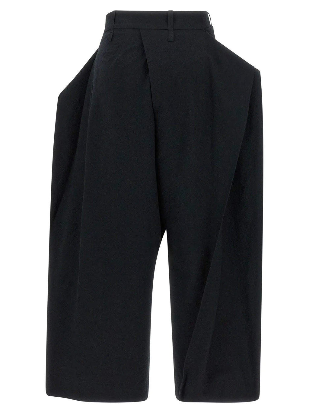 Issey Miyake Black Polyester Casual Pants