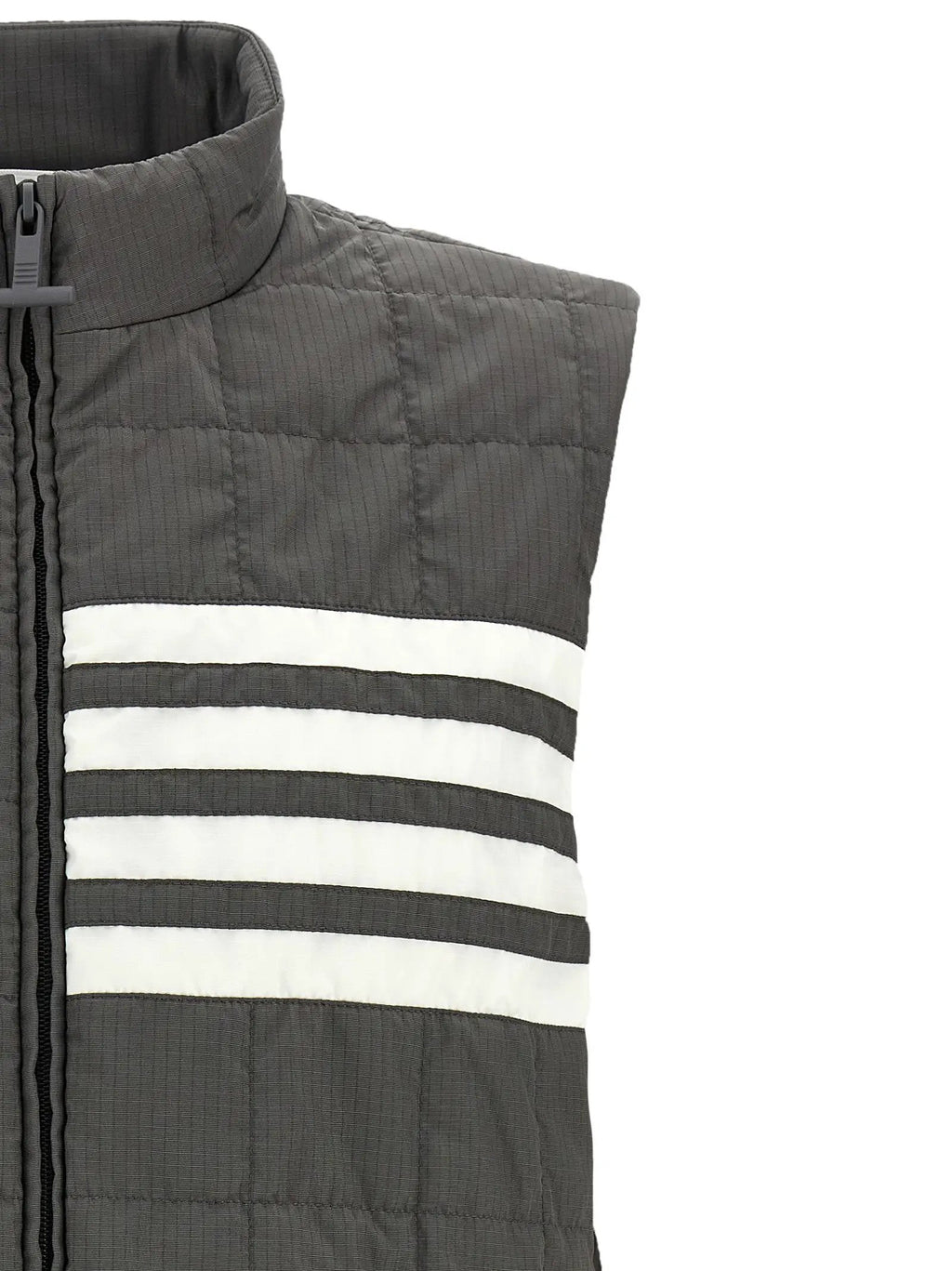 Thom Browne Gray Polyamide Sleeveless Jacket