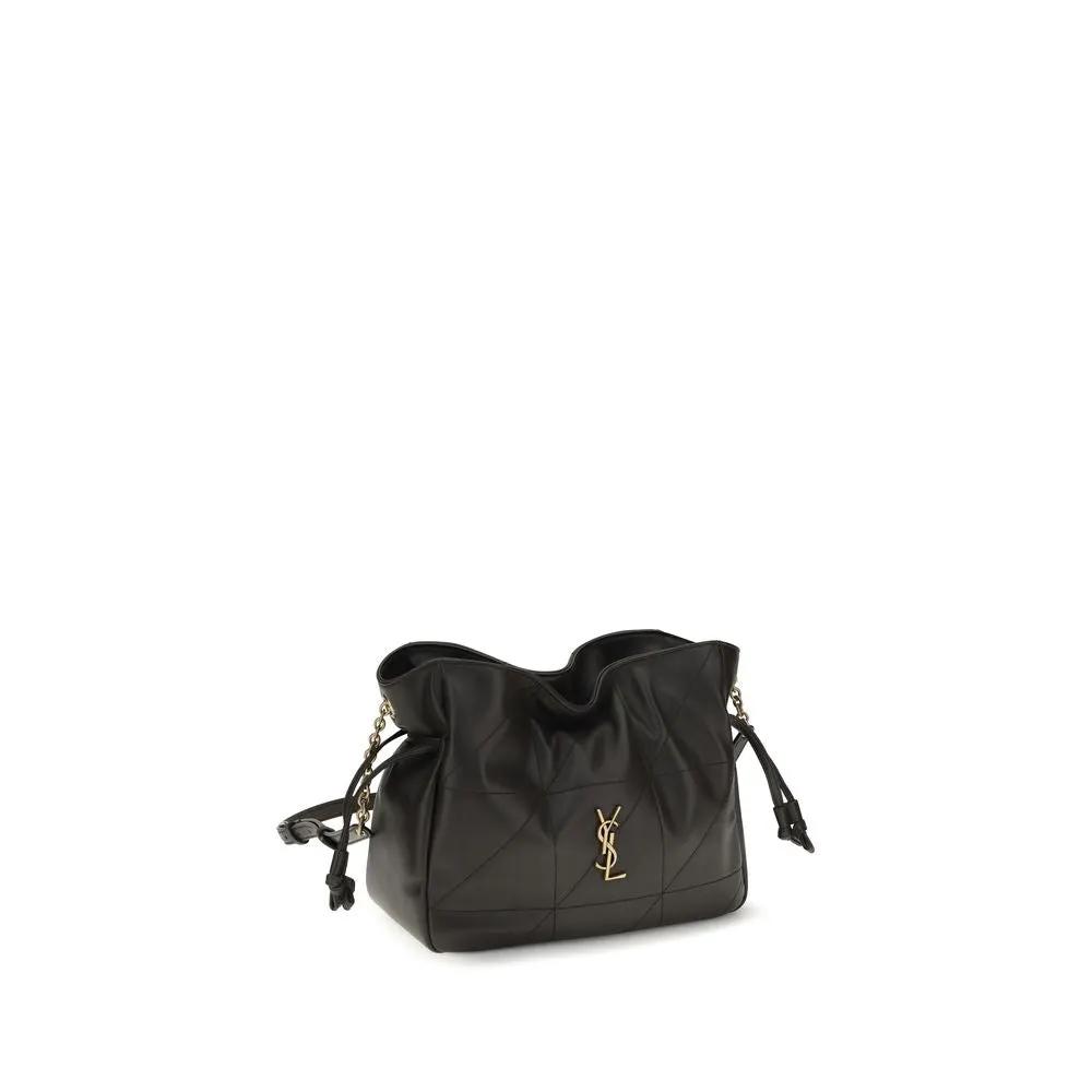 Saint Laurent Saint Laurent Black Lamb Ovis Aries Clutch Bag