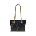 Saint Laurent Black Calf Leather Bos Taurus Shoulder Bag
